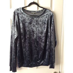 Women's Velvet Gray Top